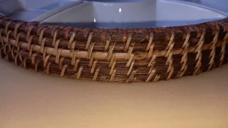 Set Aperitivos Cerámica y Mimbre