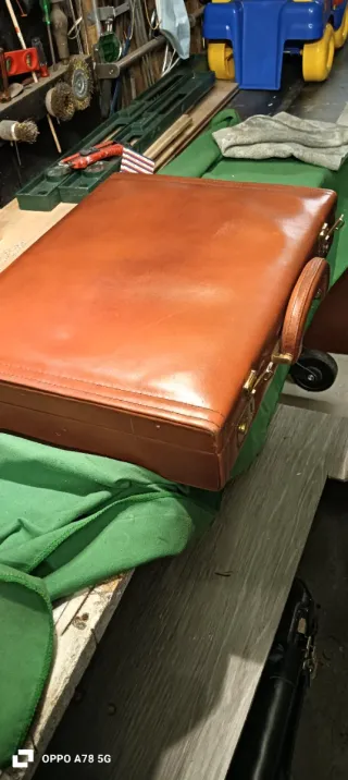 Maletín Piel Vintage Marrón