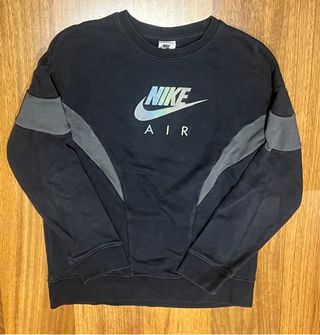Sudadera Nike Air Negra y Gris.  TALLA 10-12 años
