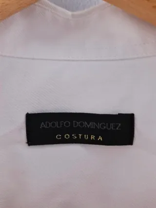 Camisa Adolfo Dominguez Blanca Hombre