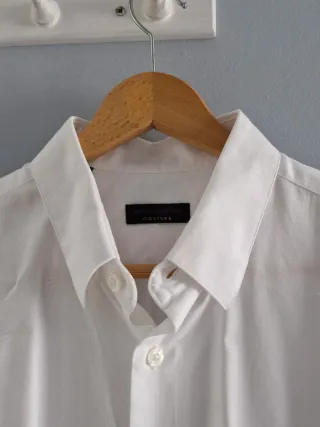 Camisa Adolfo Dominguez Blanca Hombre