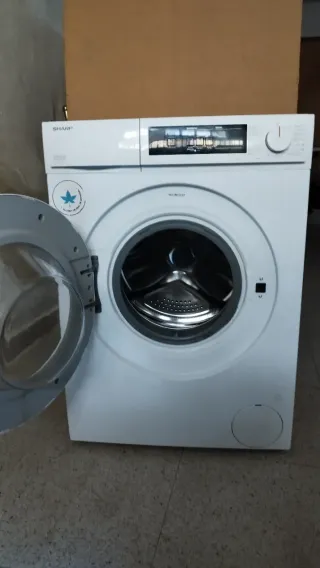 Lavadora Blanca Sharp