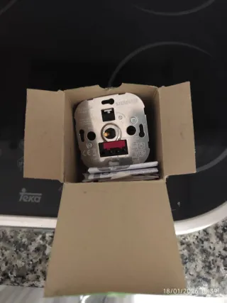 Interruptor conmutador regulador LED blanco nuevo