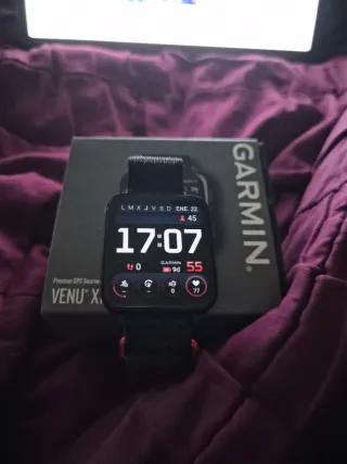 Orologio Garmin Venu X1 Nero/Rosso