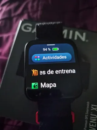 Orologio Garmin Venu X1 Nero/Rosso