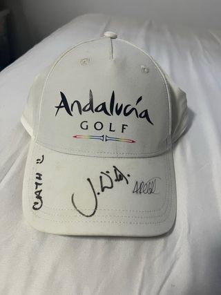 Gorra Andalucía Golf con firmas originales