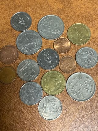 Lote 15 monedas Tailandia