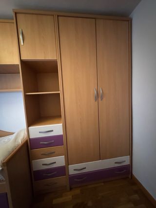 Habitación juvenil modular con cama nido