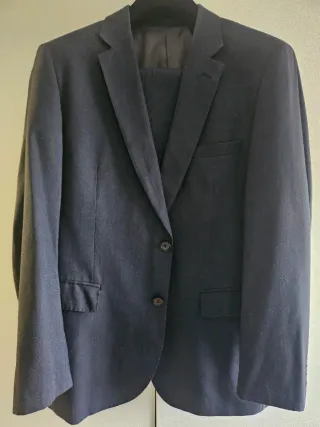 Traje de vestir hombre azul marino 2 piezas