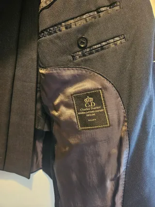 Traje de vestir hombre azul marino 2 piezas