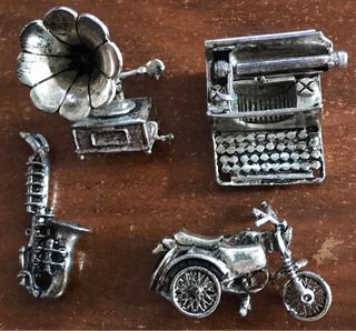 Lote Miniaturas Chapadas Plata + Regalo