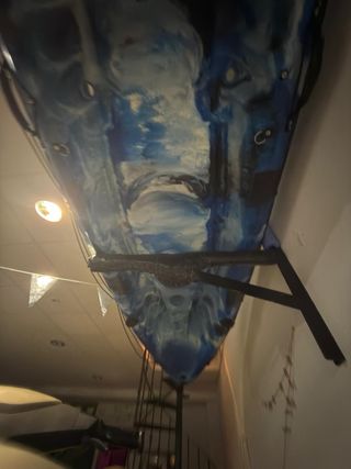 Kayak 2 plazas azul sirve para pesca y disfrute