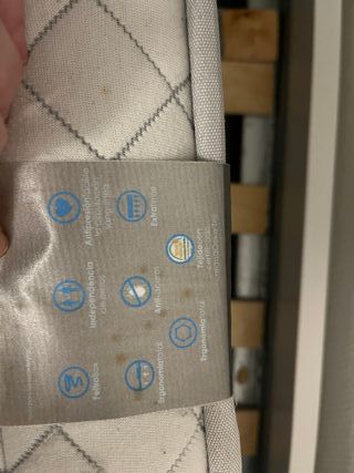 Estructura cama con colchón 90x200