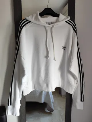 Sudadera Adidas Original Cropped Mujer