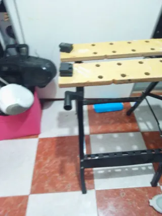 Mesa de trabajo plegable