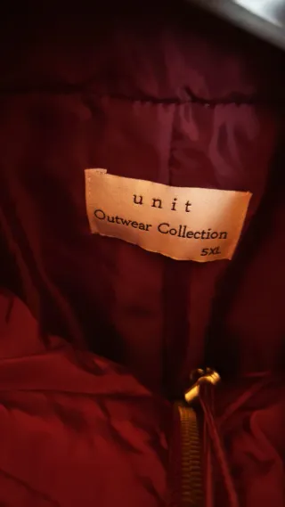 Chaquetón acolchado mujer morado