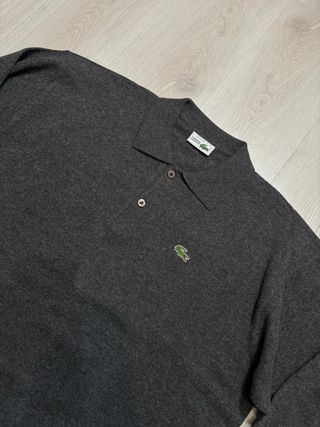 Jersey Lacoste vintage con botones vintage 90s