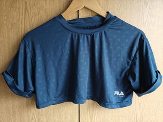 Top Fila Azul