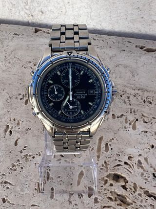 Seiko Cronógrafo SQ 100 Azul