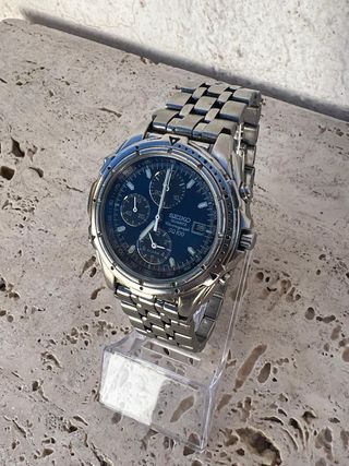 Seiko Cronógrafo SQ 100 Azul