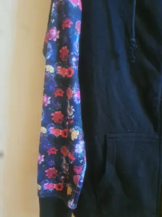 Sudadera Vans con mangas estampadas