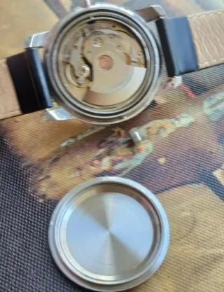 Reloj LOV Automático Negro y Plateado