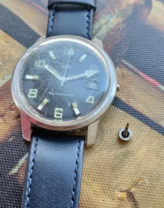 Reloj LOV Automático Negro y Plateado