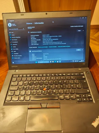 Portátil Lenovo Thinkpad T460 8GB RAM