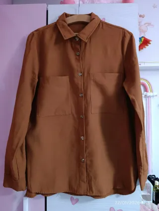 Camisa marrón mujer
