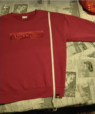 Sudadera Ellesse burdeos Talla XL