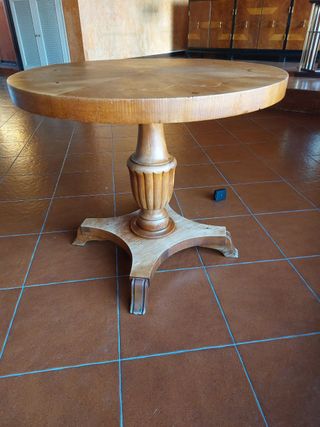 Tavolo in olmo intarsi di palissandro anni '30