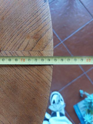 Tavolo in olmo intarsi di palissandro anni '30