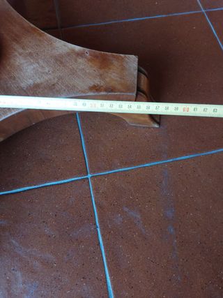 Tavolo in olmo intarsi di palissandro anni '30