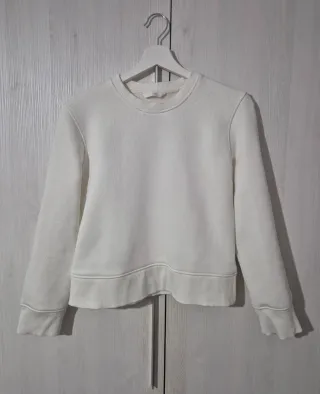 Sudadera Blanca Talla M