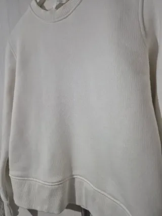 Sudadera Blanca Talla M
