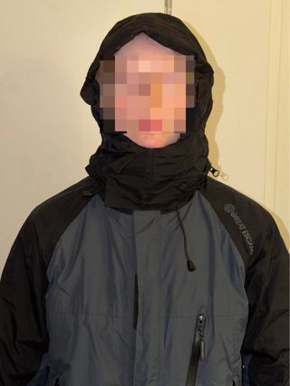 Giacca sci/snowboard 2 in 1 blu/nera