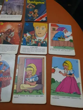 17 Lote de cromos antiguos