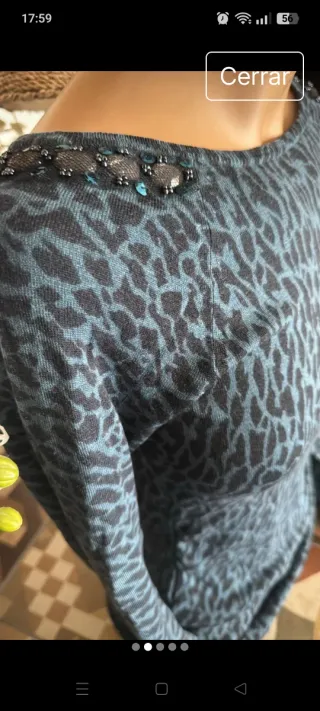 Jersey Liu Jo estampado mujer talla S