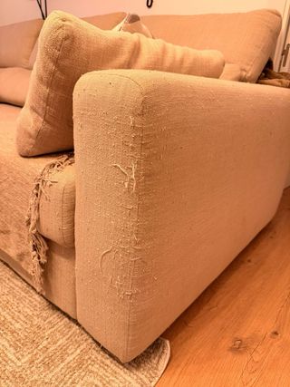 Sofá Chaise Longue Ekilstuna Ikea Beige