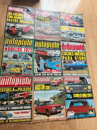 68 Antiguas Revistas de automóviles