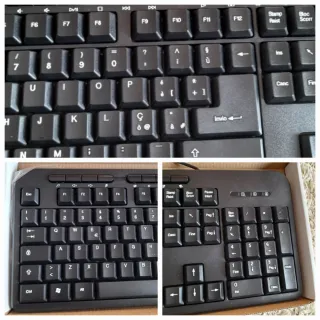 tastiera da computer PC USB nera