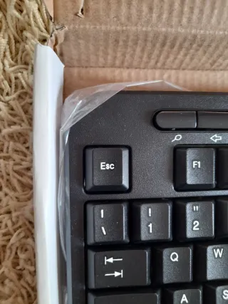 tastiera da computer PC USB nera