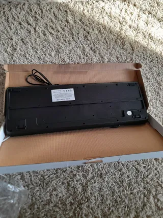 tastiera da computer PC USB nera