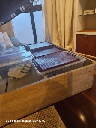 Cama canapé 1,35x1,90 m