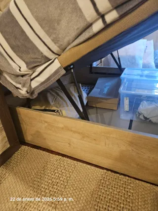 Cama canapé 1,35x1,90 m