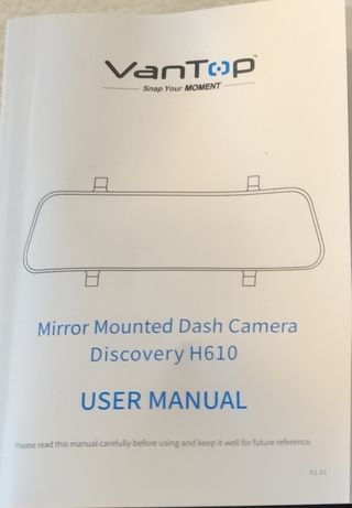 VanTop H610 , Espejo retrovisor.