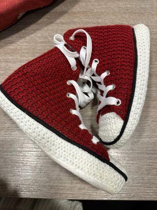 Pantofole Calzedonia Rosse e Bianche