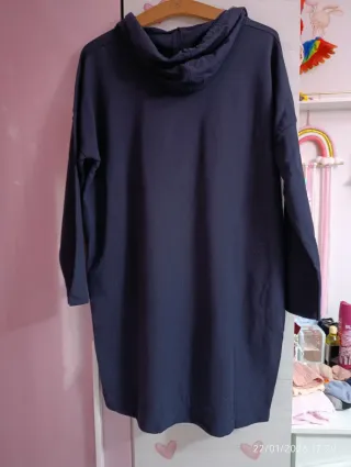 Sudadera Larga Mujer Mickey Mouse Azul