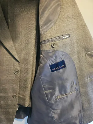 Traje de vestir gris caballero dos piezas