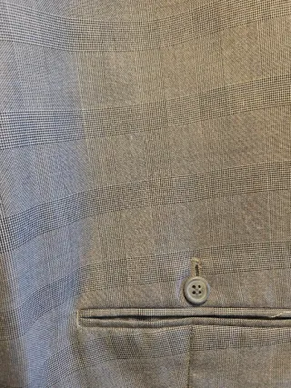 Traje de vestir gris caballero dos piezas